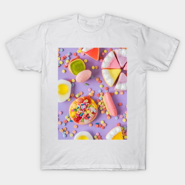 Purple Birthday Candy T-Shirt by NewburyBoutique